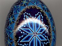 Blue Pussy Willow Duck Ukrainian Easter Egg Pysanky By So Jeo : pysanky pysanka ukrainian easter egg batik art blue diamonds stars pussy willows